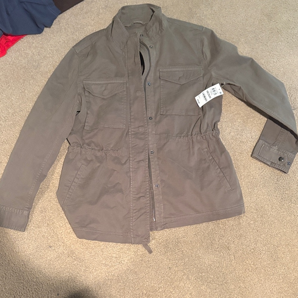 NWT size M women’s Olive green/khaki Utility Jacket